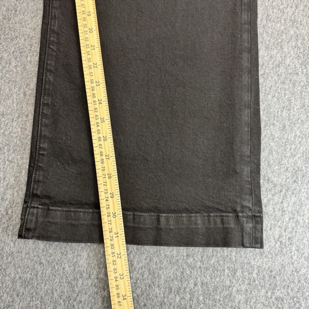 Scotch & Soda Wide Leg Jeans Black Belted Garment Dyed Womens 31 - Picture 6 of 13
